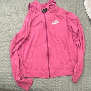 nike fuschia/pink active jacket